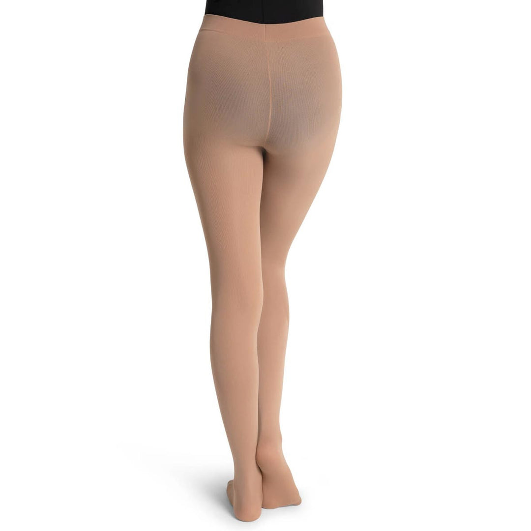 Capezio Ultra Soft Footed Tights Knit Waistband Adult Sizes