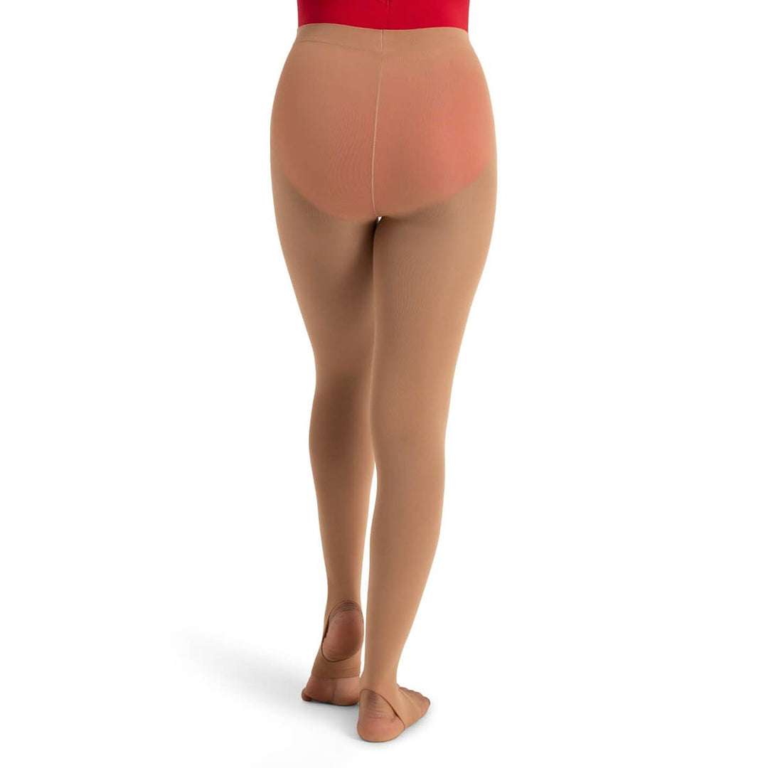 Capezio Ultra Soft Stirrup Tights Self Knit Waist Adults