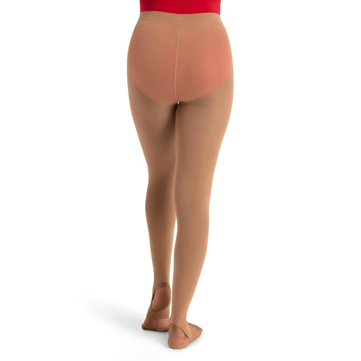 Capezio Ultra Soft Stirrup Tights Self Knit Waist Adults