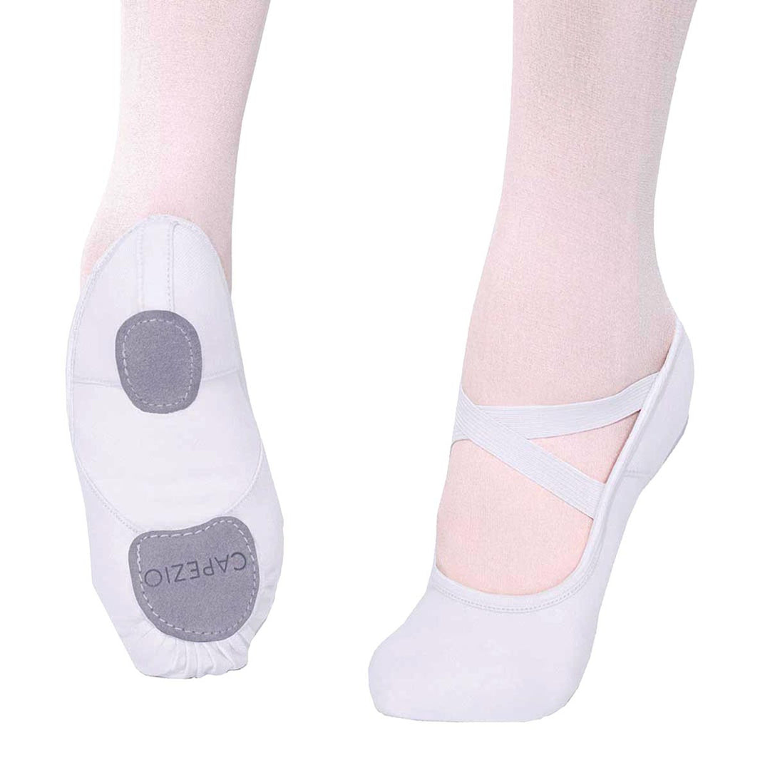 Capezio Hanami Canvas Ballet Shoes Split Sole Children Sizes