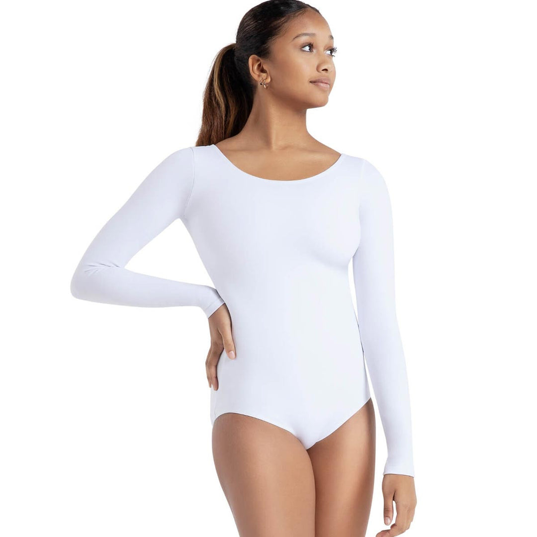 Capezio Team Basic Long Sleeve Modern Leotard Adult Sizes