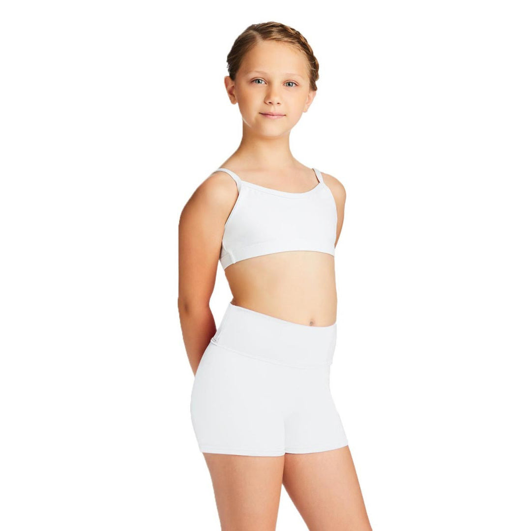 Capezio Team Basics High Waist Fold Down Short Children Size