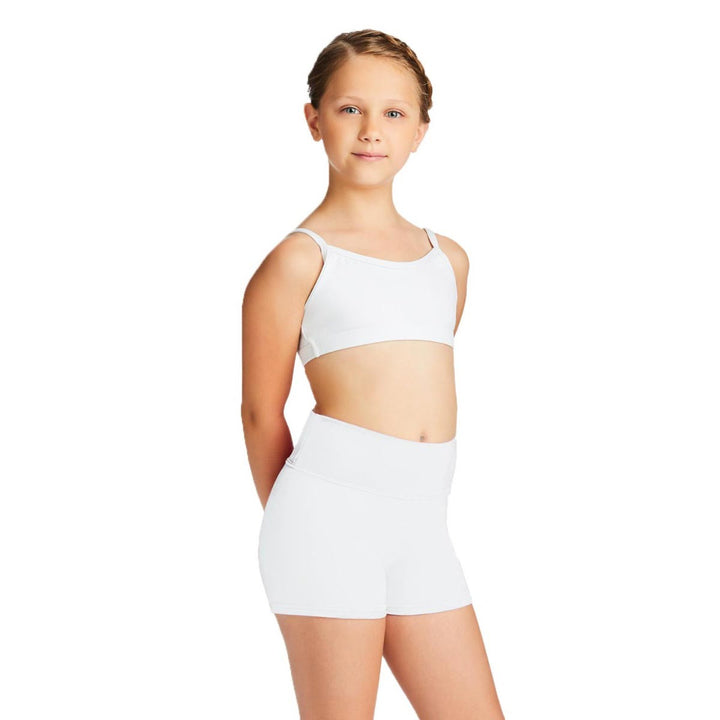 Capezio Team Basics High Waist Fold Down Short Children Size