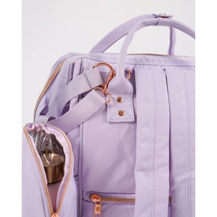 Claudia Dean Pro Bag 2.0 Lilac Multi Compartment Backpack
