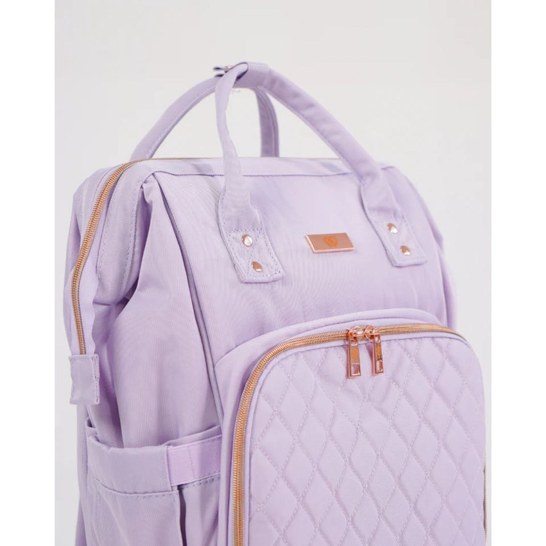 Claudia Dean Pro Bag 2.0 Lilac Multi Compartment Backpack