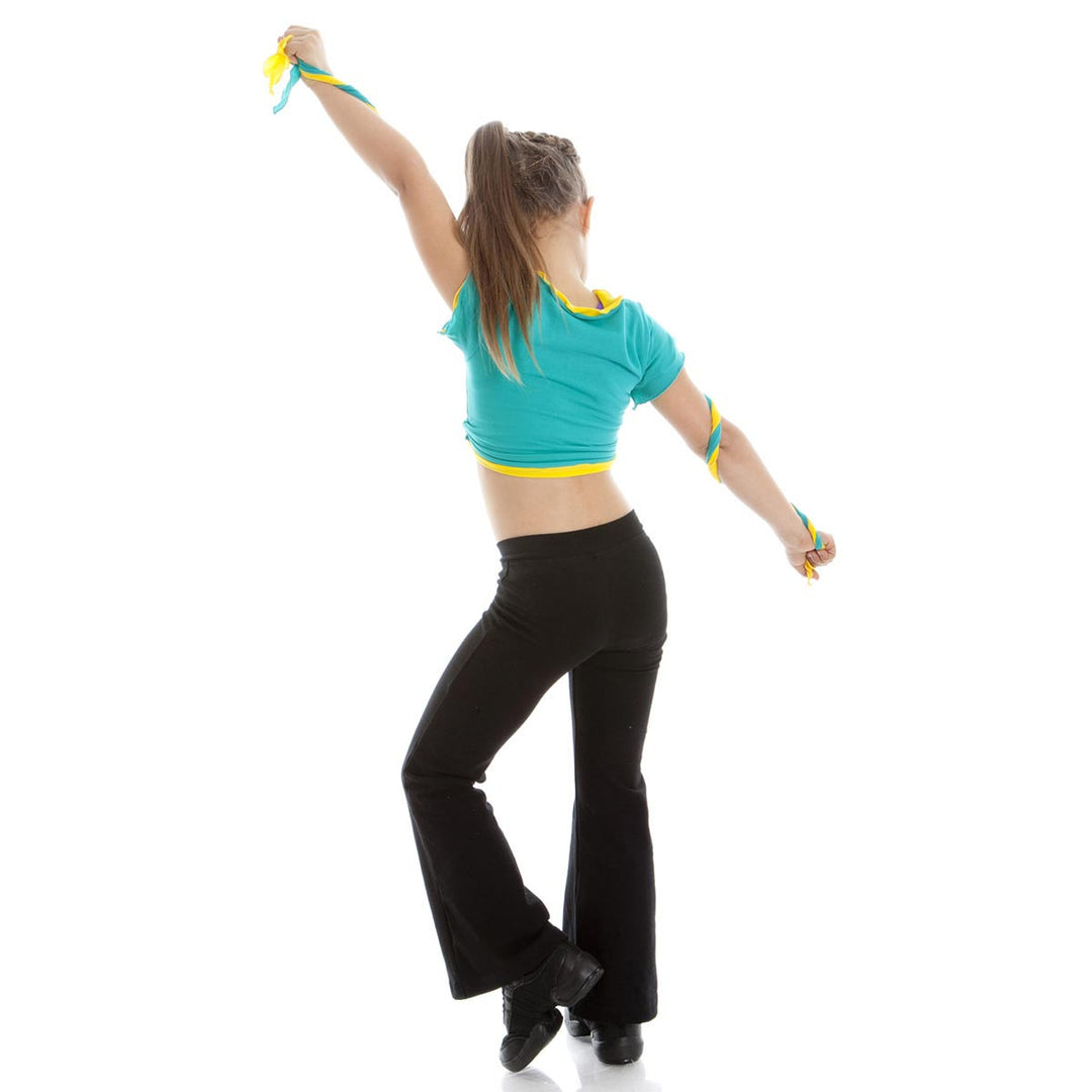 Energetiks Harlow V Waist Bootleg Girls Dance Pants