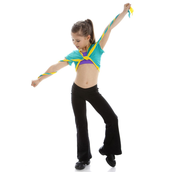 Energetiks Harlow V Waist Bootleg Girls Dance Pants