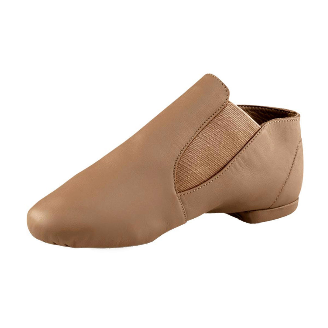 Dance Direct Pull On Split Sole Leather Jazz Shoes Adult