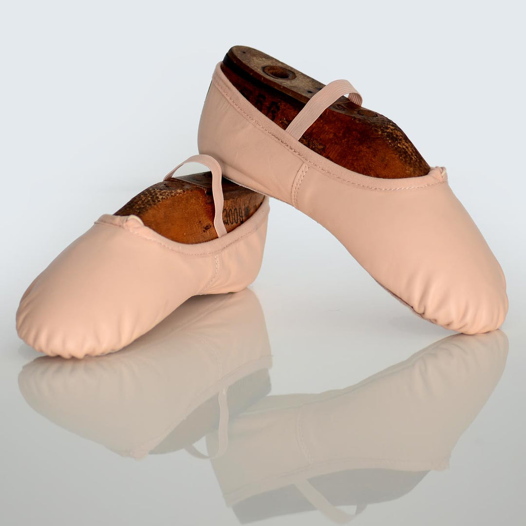 Dance Direct Womens Leather Full Sole Ballet Shoe