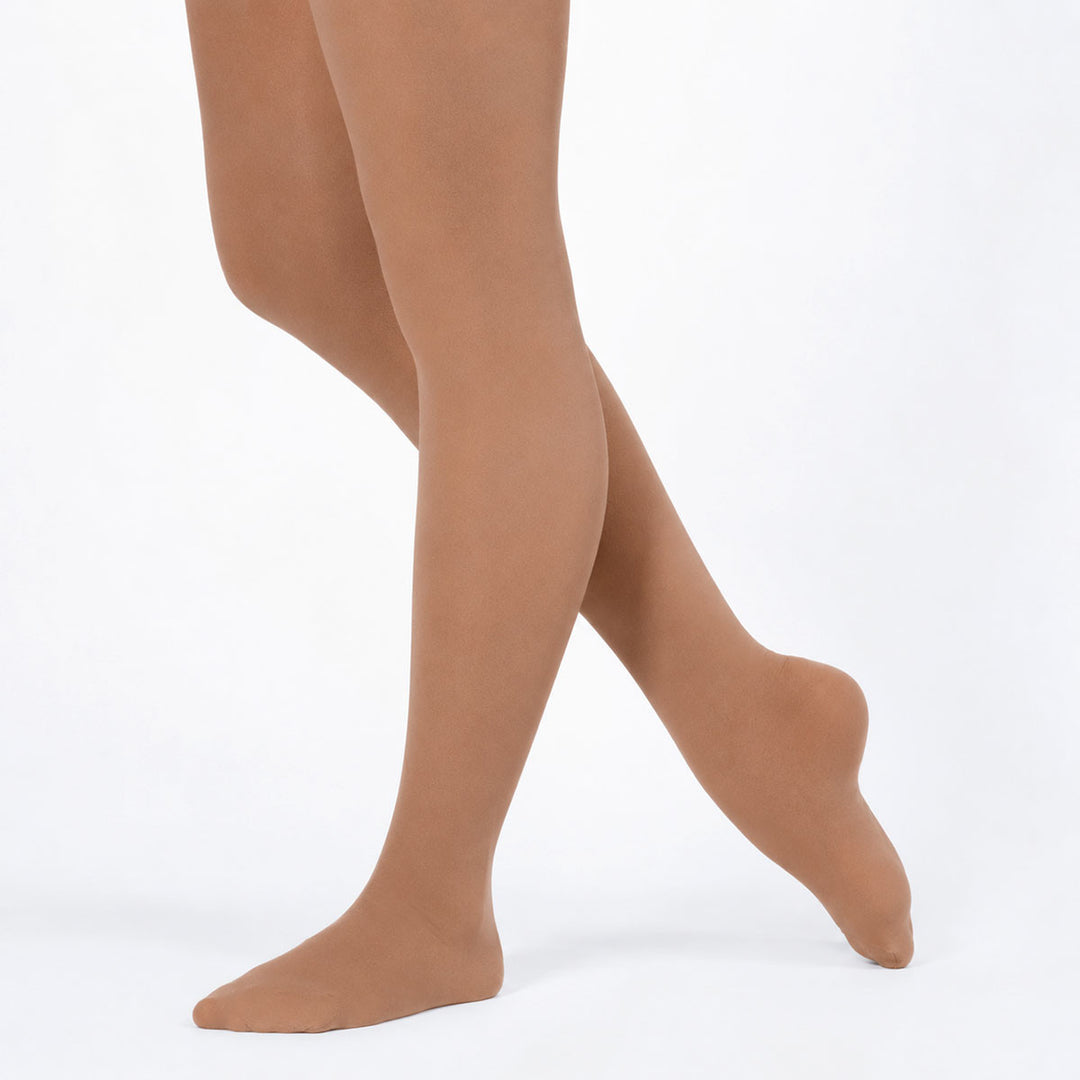 Dance Direct Footed Ballet Tights in Tan
