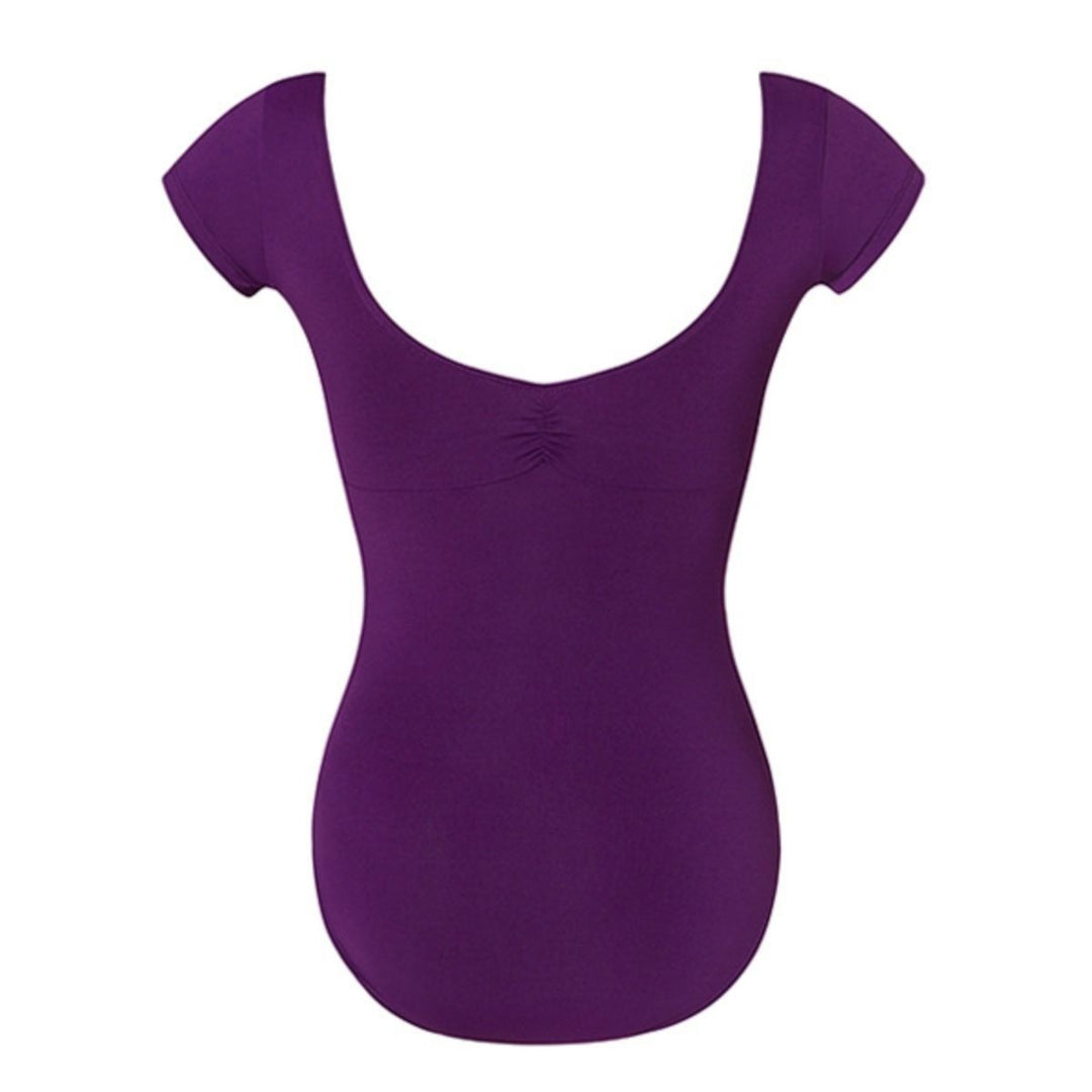 Energetiks Cap Sleeve Gathered Front Pippa Leotard Adults