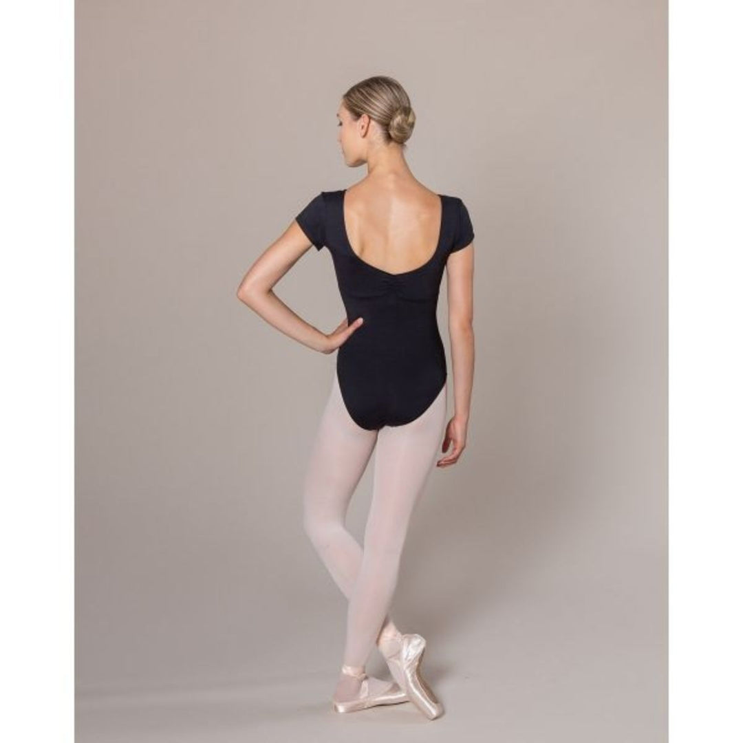 Energetiks Cap Sleeve Gathered Front Pippa Leotard Adults