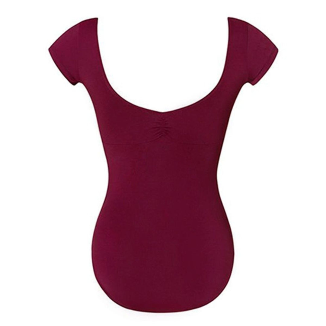 Energetiks Cap Sleeve Gathered Front Pippa Leotard Adults