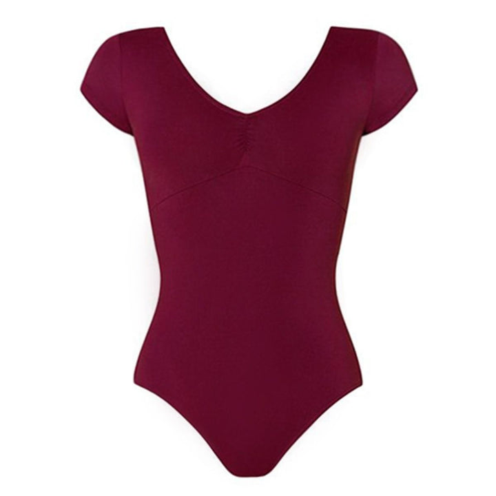 Energetiks Cap Sleeve Gathered Front Pippa Leotard Adults