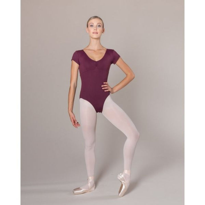 Energetiks Cap Sleeve Gathered Front Pippa Leotard Adults