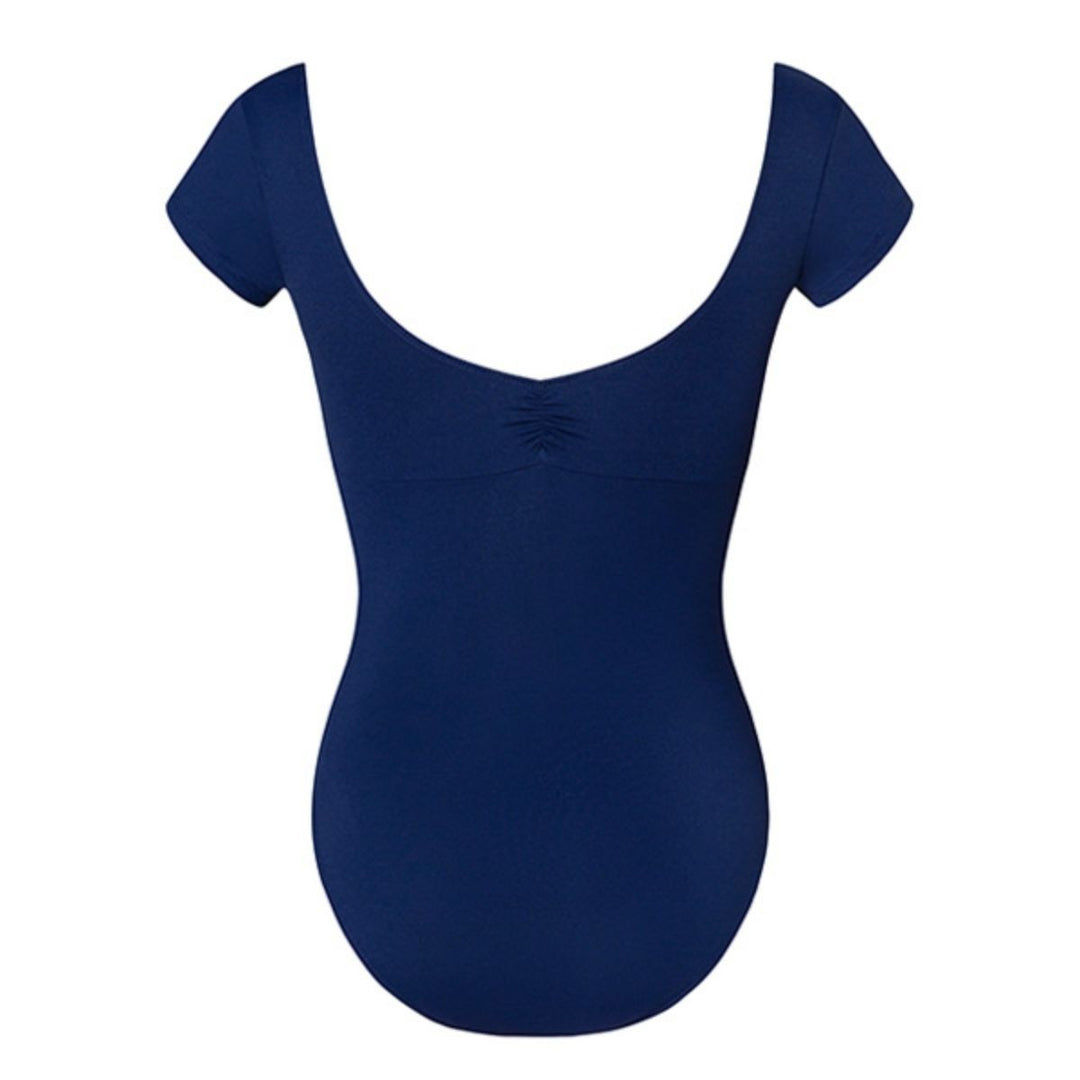 Energetiks Cap Sleeve Gathered Front Pippa Leotard Adults