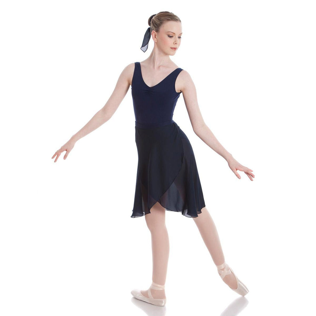 Energetiks Women Meredith Long Wrap Tie Back Dance Skirt