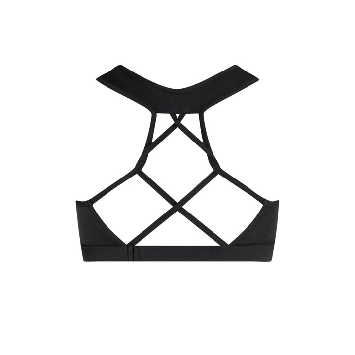 Energetiks Ava Crop Top Children Sizes Hot Pink &amp; Black