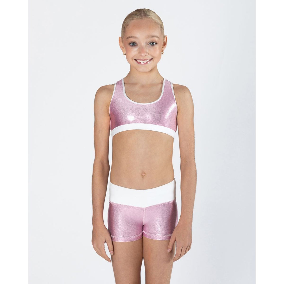 Energetiks Ava Gymnastics Scoop Neck Crop Top Children Size