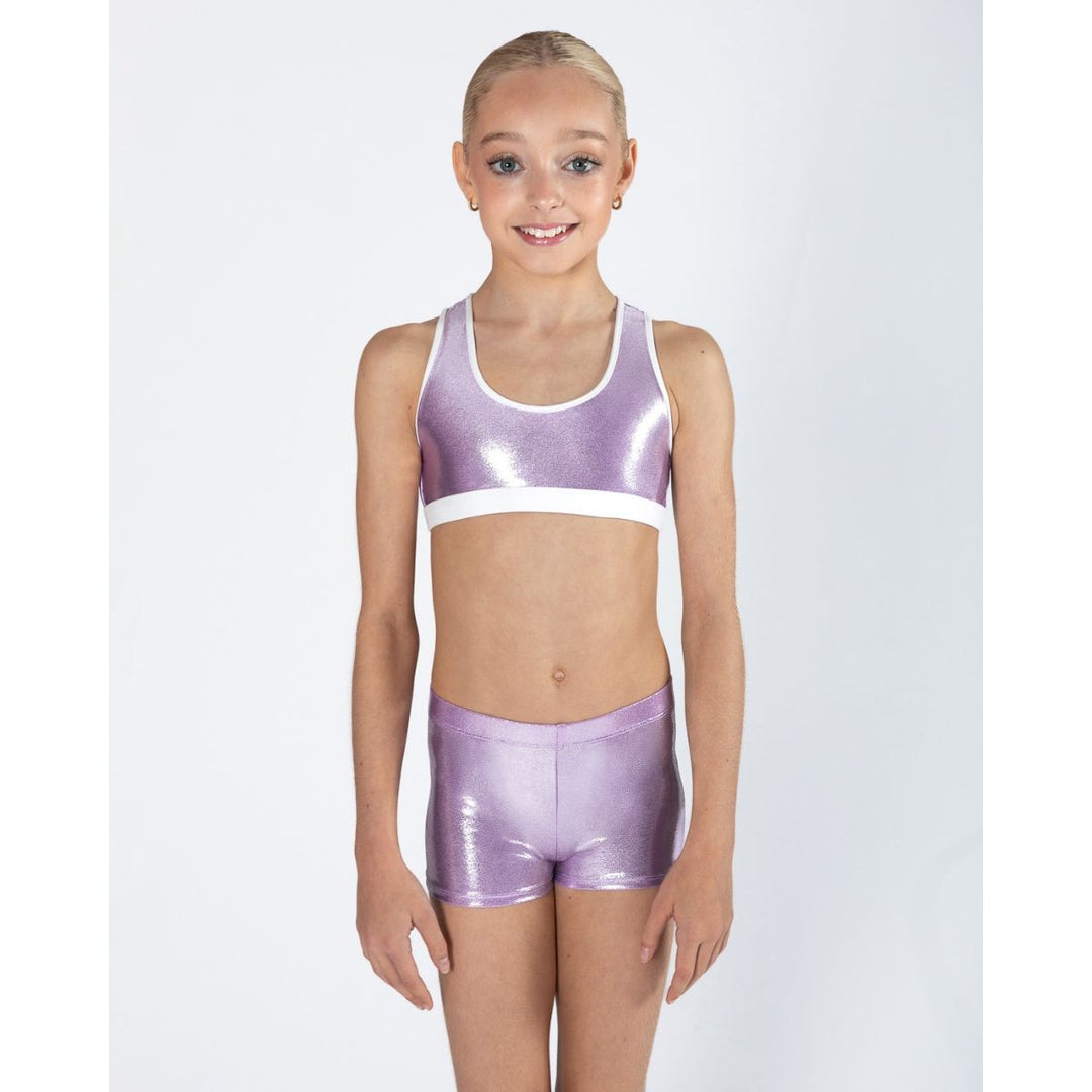 Energetiks Ava Gymnastics Scoop Neck Crop Top Children Size