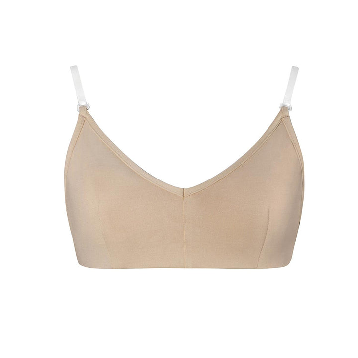 Energetiks Clear Back Bra With Removable Cups Adult Sizes