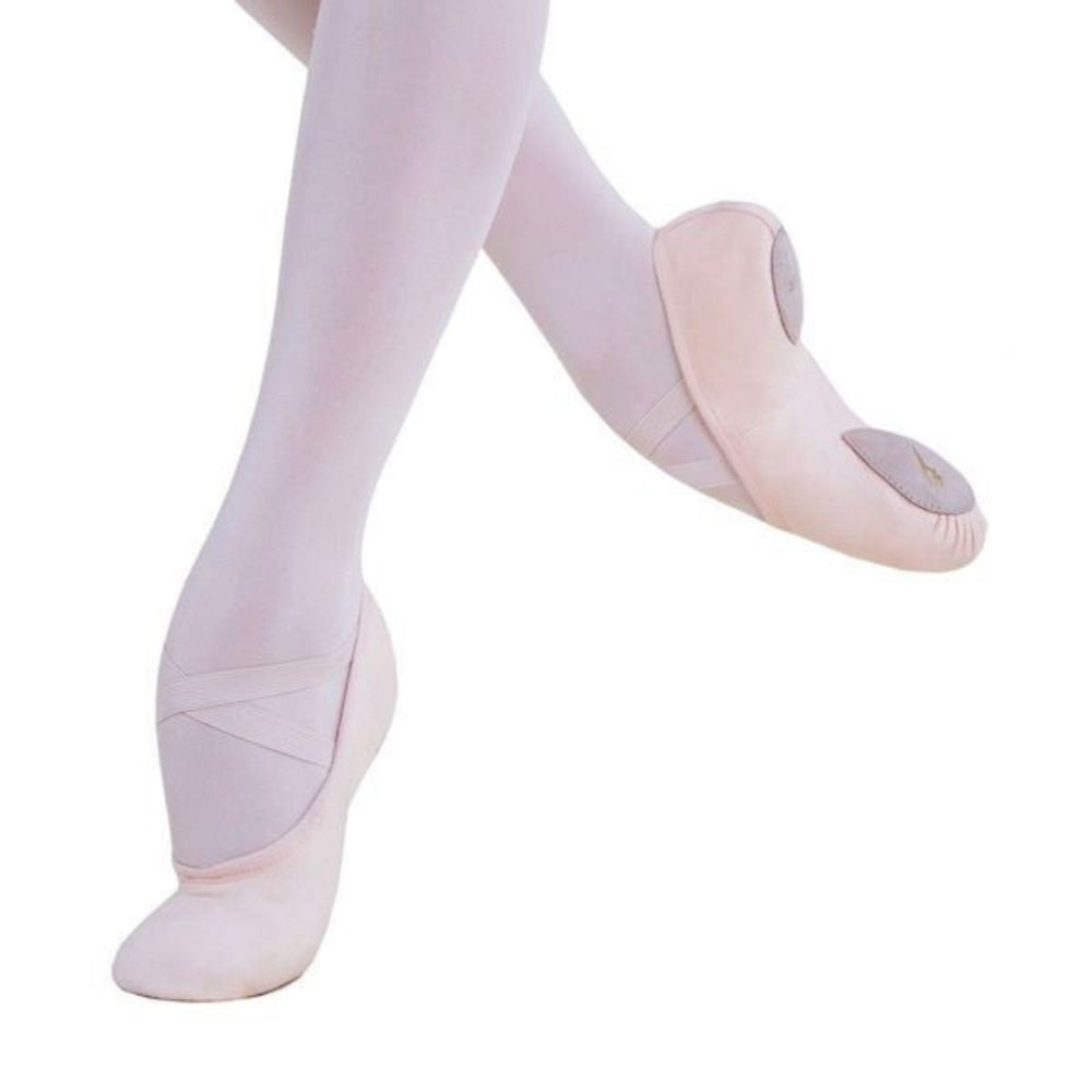 Energetiks Pink Canvas Split Sole Ballet Shoes Adult Sizing