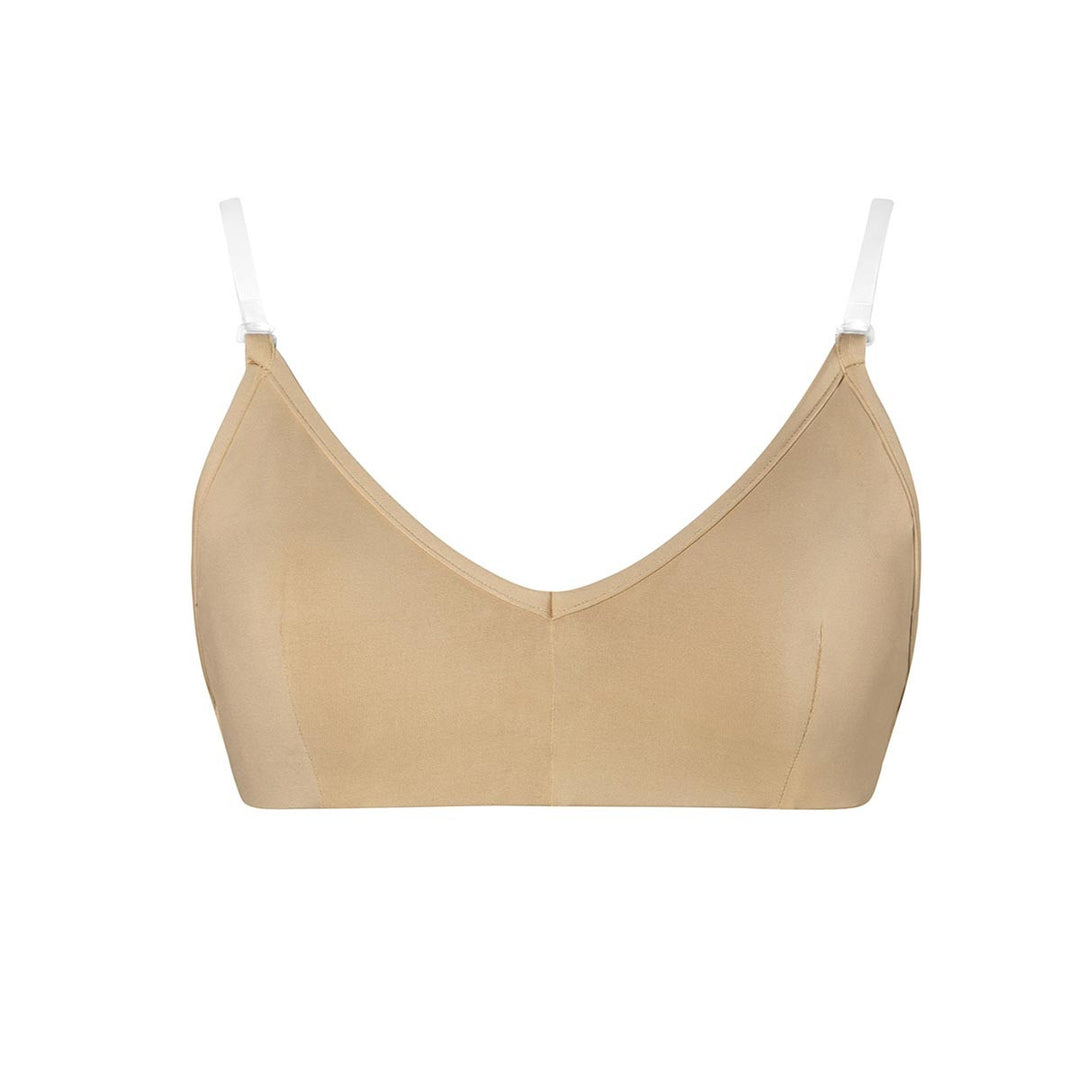 Energetiks Clear Back Bra With Removable Cups Adult Sizes