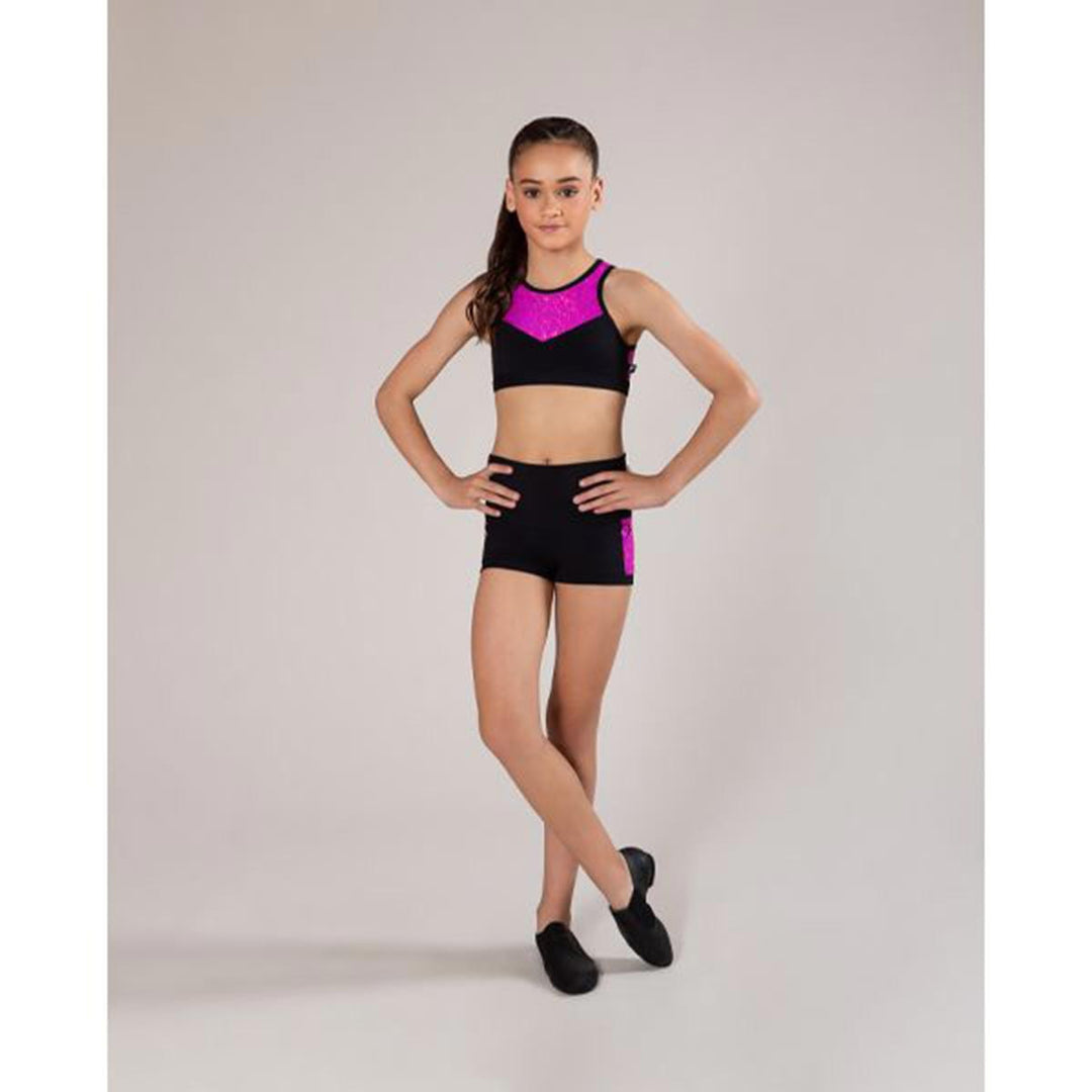 Energetiks Gymnastic Evelyn High Neck Crop Top Children Size