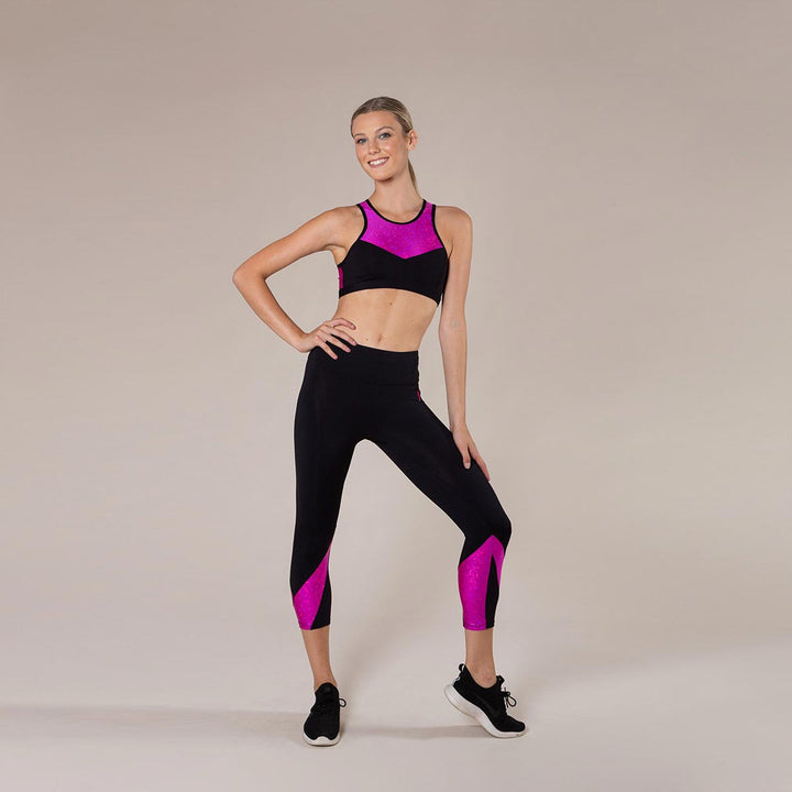 Energetiks Bailey 7/8 Metallic Womens Legging