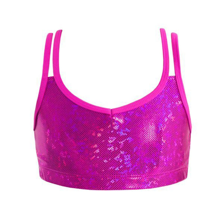 Energetiks Gymnastic Roxy Cross Back Crop Top Children Size