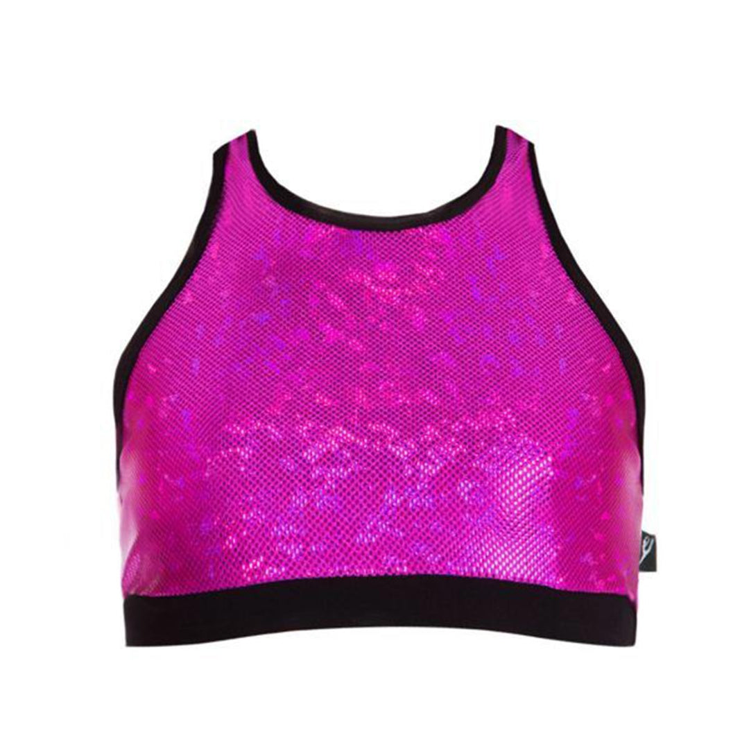 Energetiks Gymnastic Tilly High Neck Crop Top Children Sizes