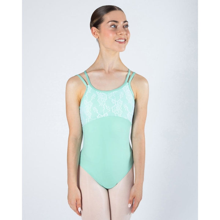 Energetiks Julie Lace Camisole X Back Leotard Adult Sizes