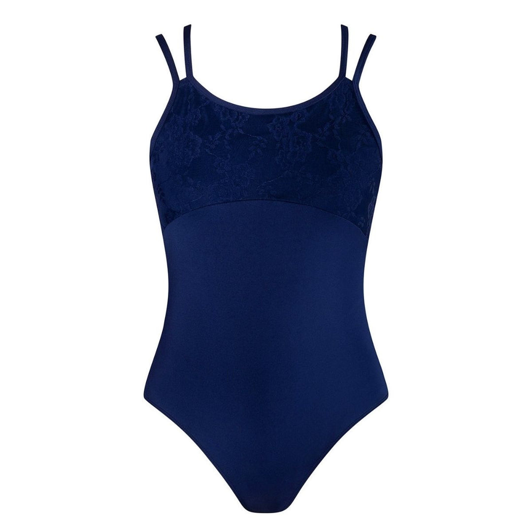 Energetiks Julie Lace Camisole X Back Leotard Adult Sizes