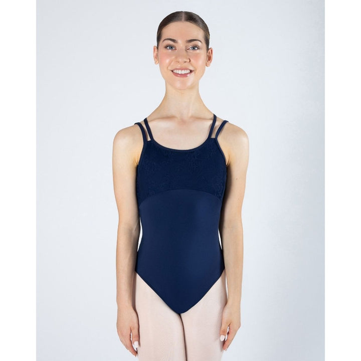 Energetiks Julie Lace Camisole X Back Leotard Adult Sizes
