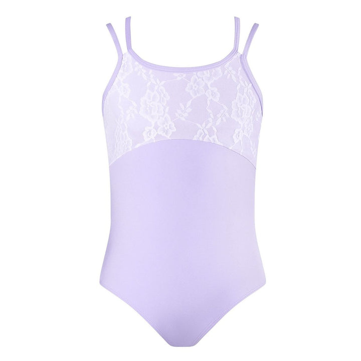 Energetiks Julie Lace Camisole X-Back Leotard Children Sizes