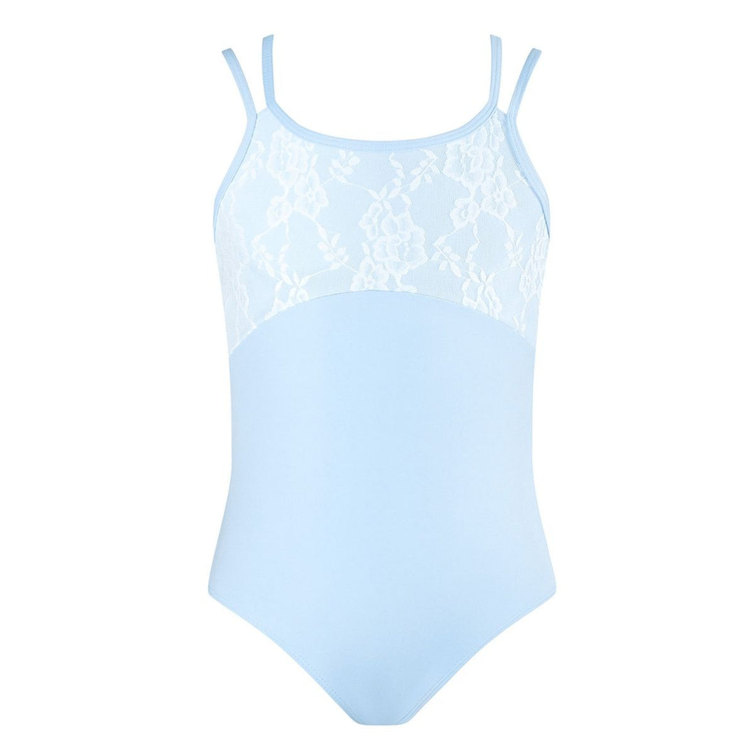 Energetiks Julie Lace Camisole X-Back Leotard Children Sizes
