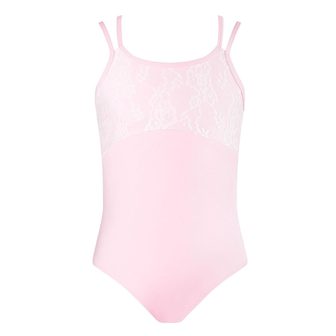 Energetiks Julie Lace Camisole X-Back Leotard Children Sizes