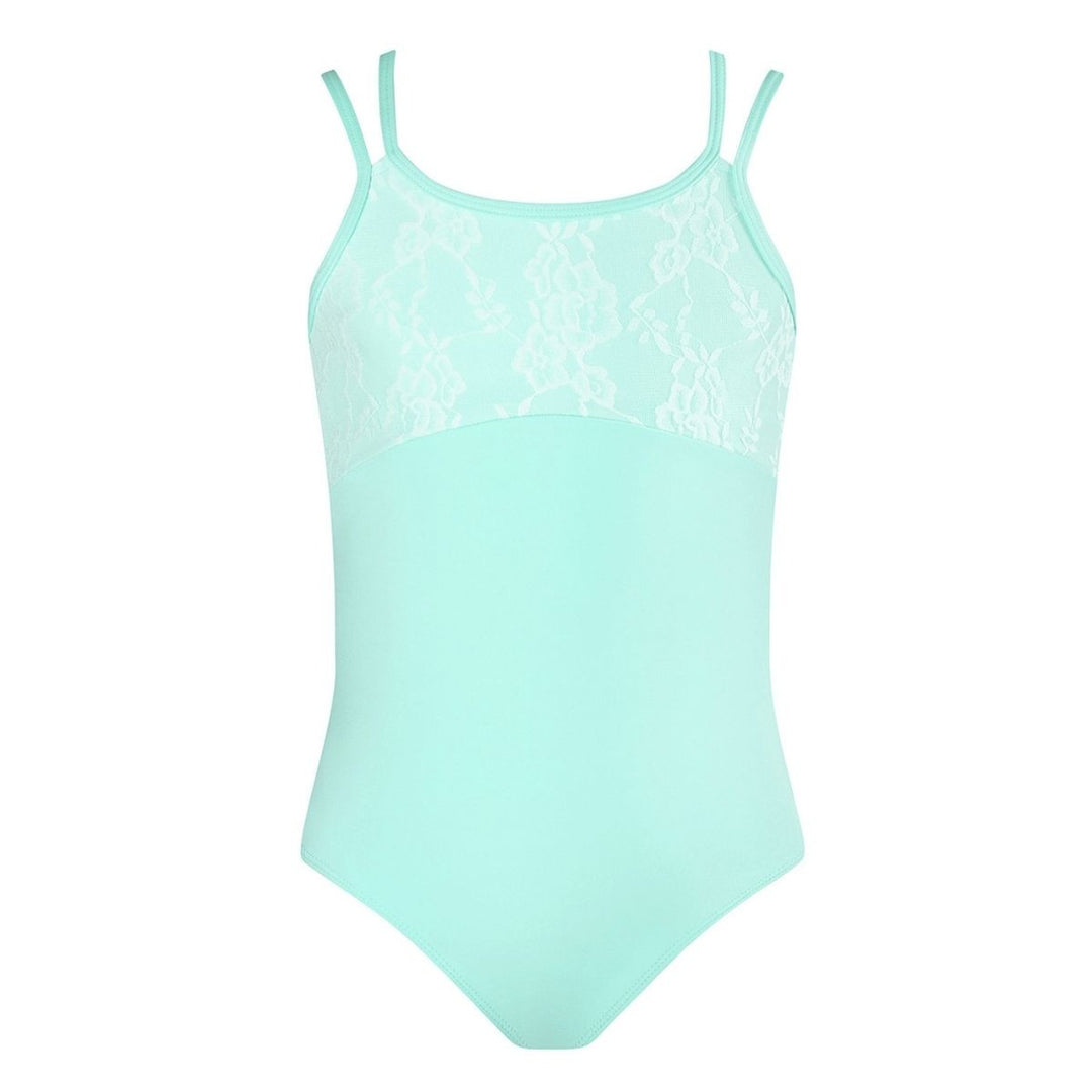 Energetiks Julie Lace Camisole X-Back Leotard Children Sizes