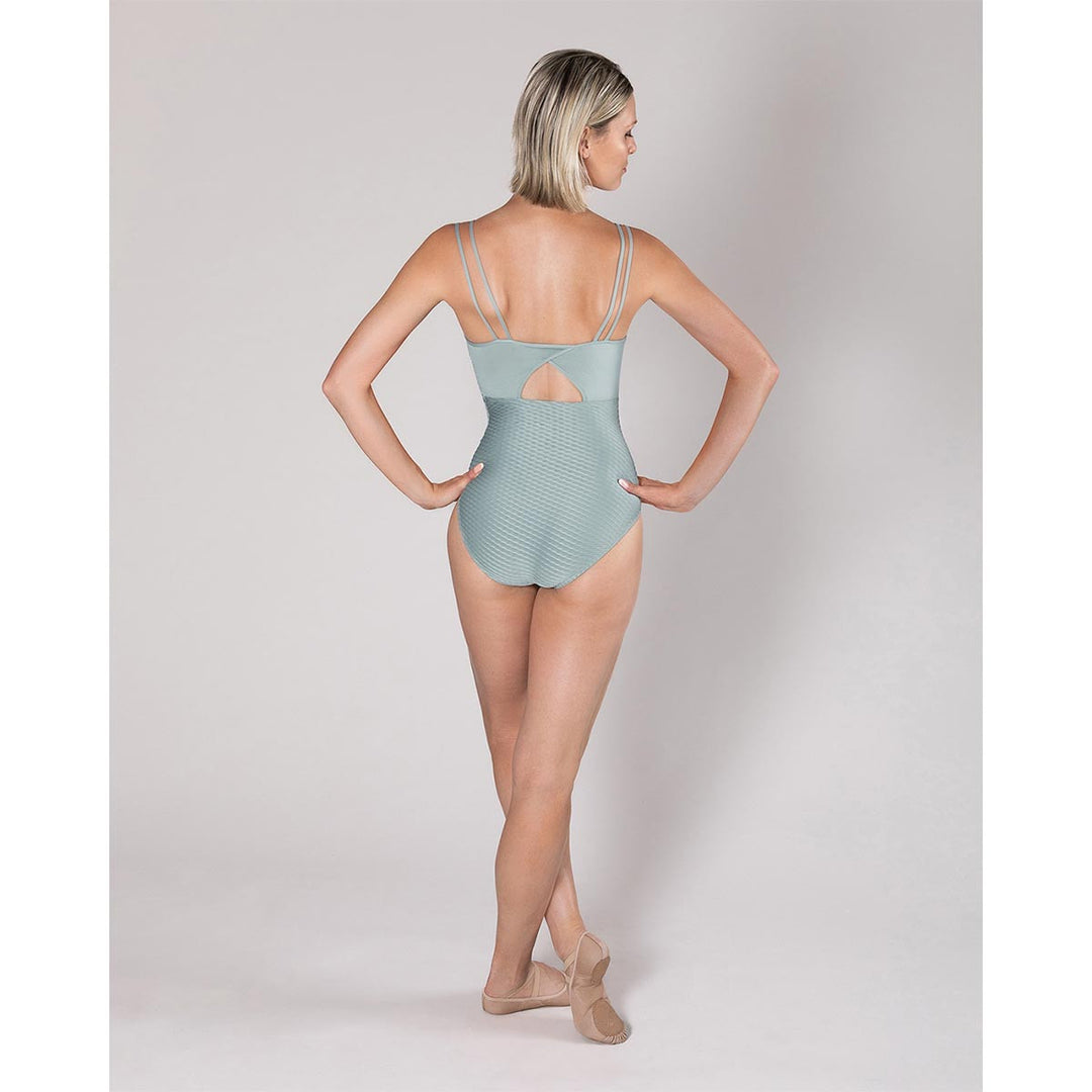 Energetiks Kara Zip Camisole Leotard Jacquard Adult Sizes