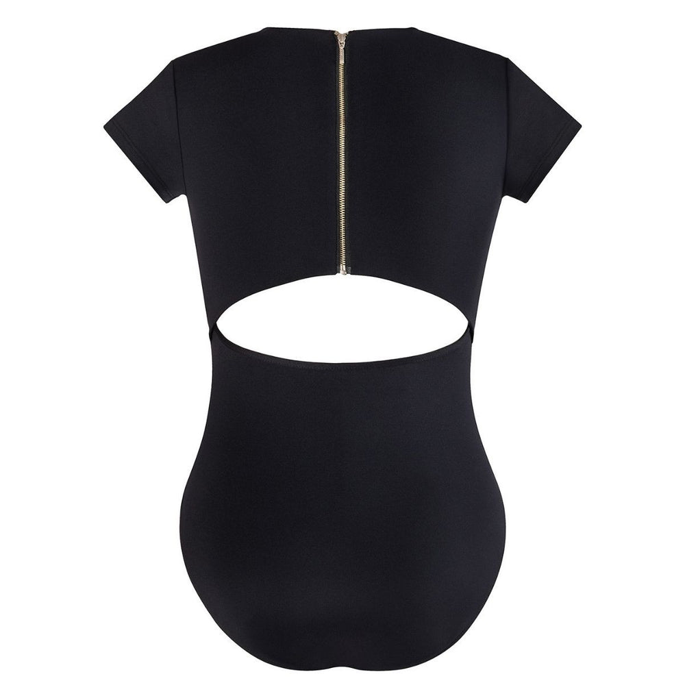 Energetiks Womens Kelly Cap Sleeve Zip Back Leotard