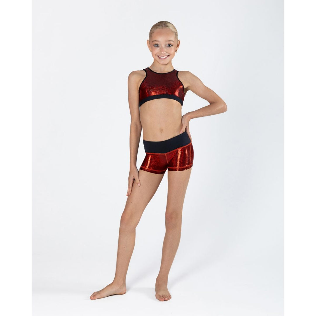 Energetiks Kylie Wide Waist Band Short - Gymnastics Children