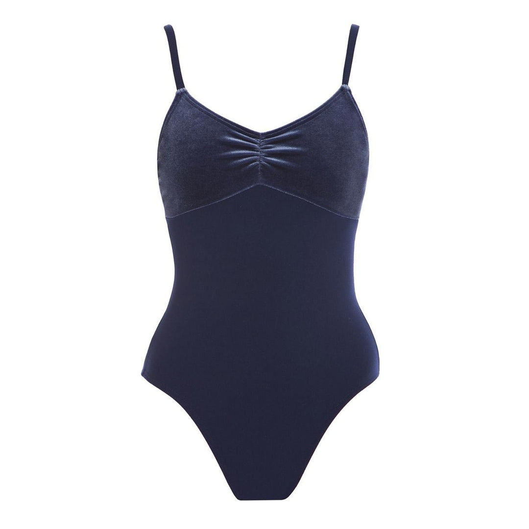 Energetiks Giselle Womens Velvet Panel Camilsole Leotard