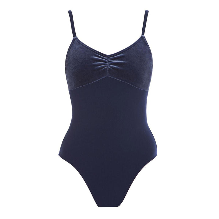 Energetiks Giselle Womens Velvet Panel Camilsole Leotard