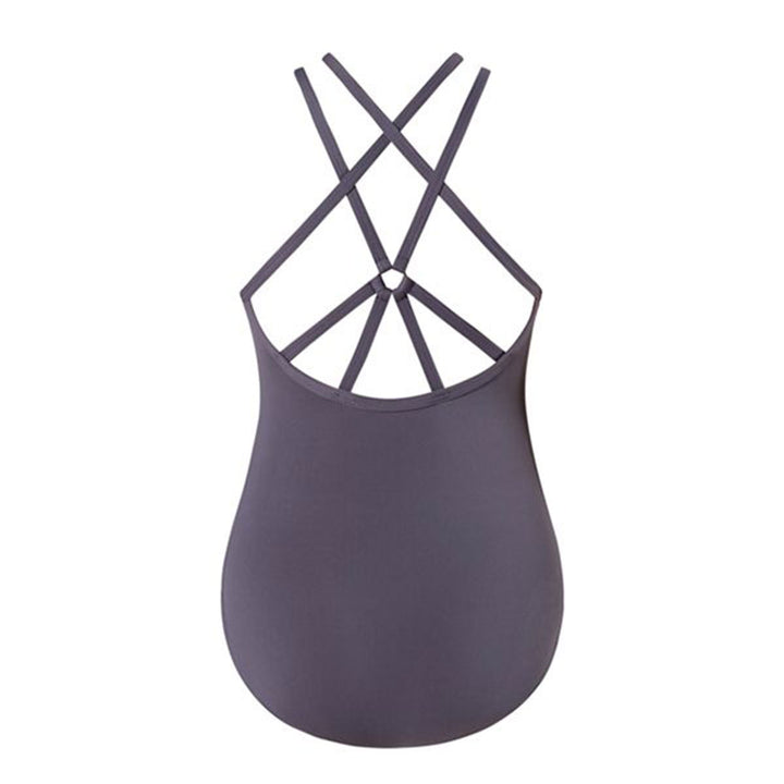 Energetiks Lynda Crisscross Back Camisole Leotard Adult Size