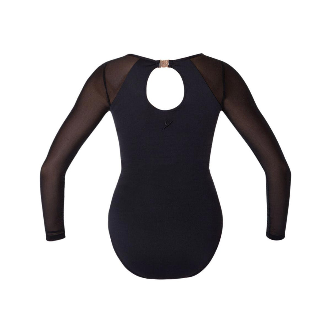 Energetiks Maya Mesh Long Sleeve Scoop Neck Leotard Adults