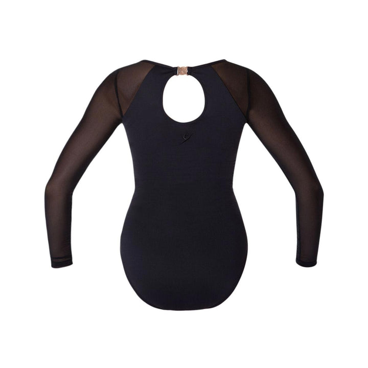 Energetiks Maya Mesh Long Sleeve Scoop Neck Leotard Adults