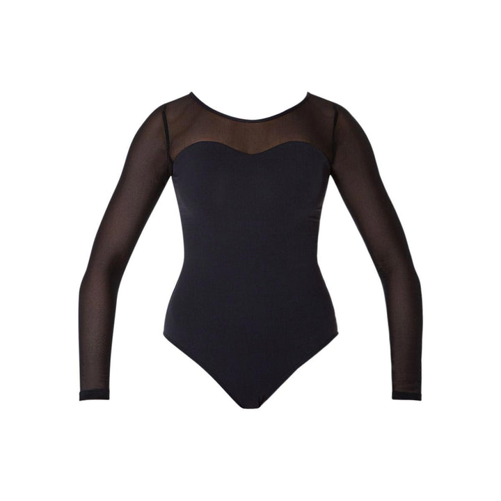 Energetiks Maya Mesh Long Sleeve Scoop Neck Leotard Adults