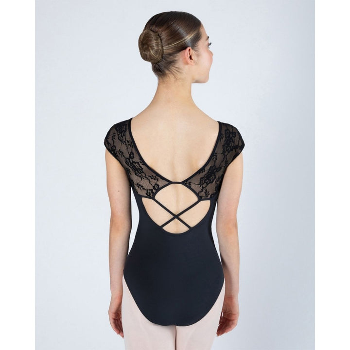 Energetiks Mila Cross-Back Lace Cap Sleeve Leotard - Adults