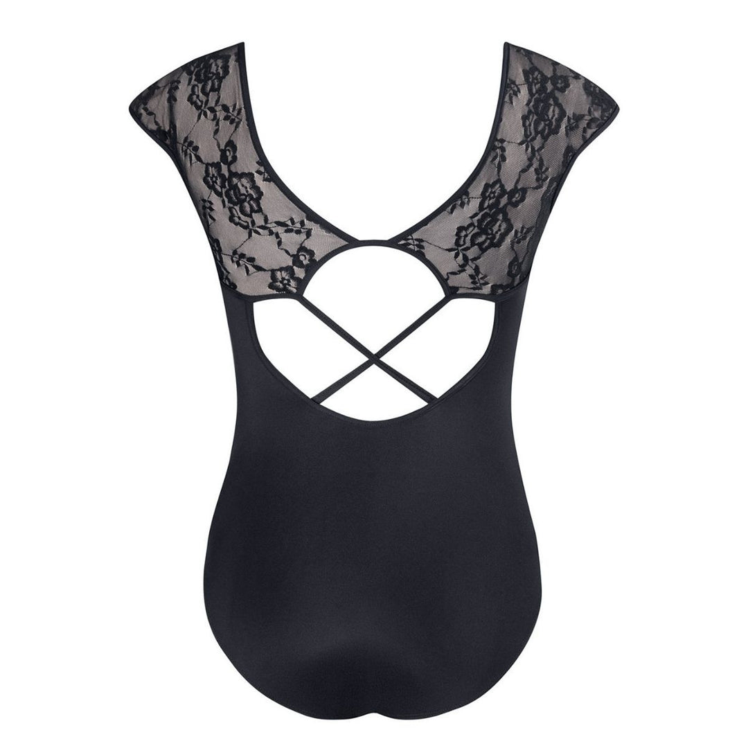 Energetiks Mila Cross-Back Lace Cap Sleeve Leotard - Adults