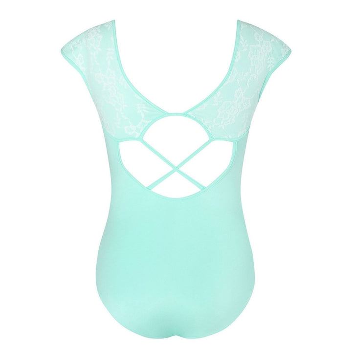 Energetiks Mila Cross-Back Lace Cap Sleeve Leotard - Adults